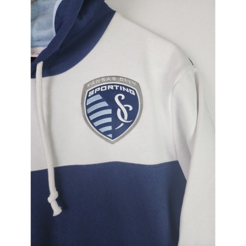 Mitchell & Ness Mens Hoodie Pullover Size Large Sporting Kansas City NWT - Picture 3 of 15